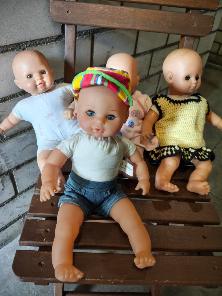 4 Babypoppen, Ophalen of Verzenden, Babypop