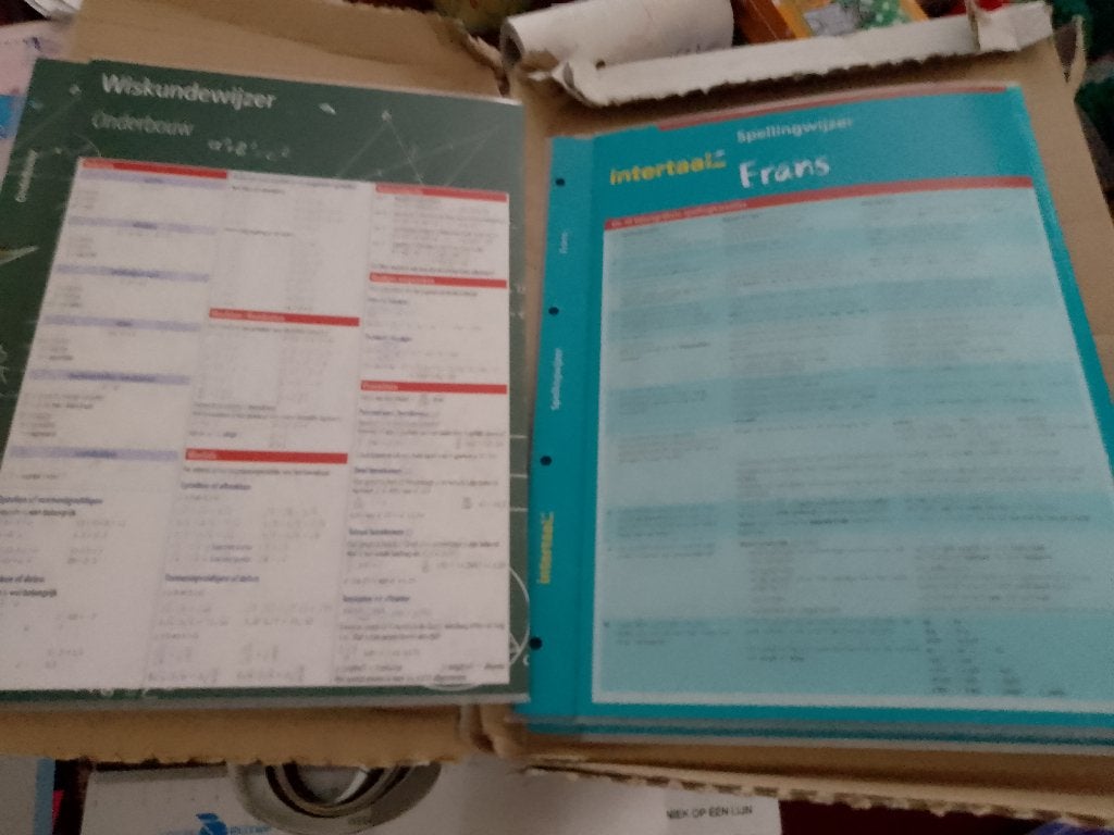 wiskundewijzer    en spellingwijzer frans, Ophalen, Alpha, Zo goed als nieuw