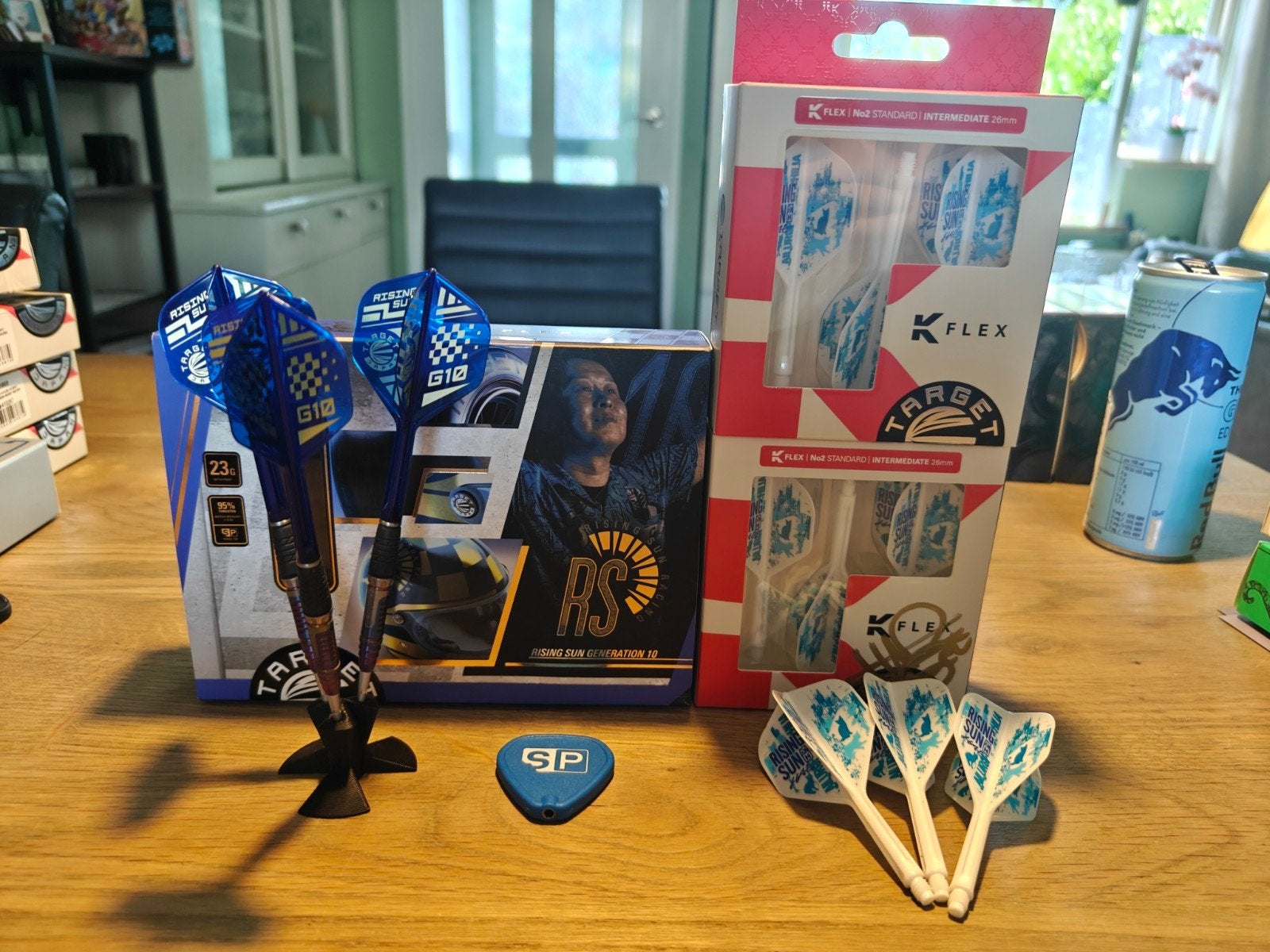 Gesigneerde Target Haruki Muramatsu Rising Sun G10 Darts, Ophalen of Verzenden, Zo goed als nieuw, Pijlen