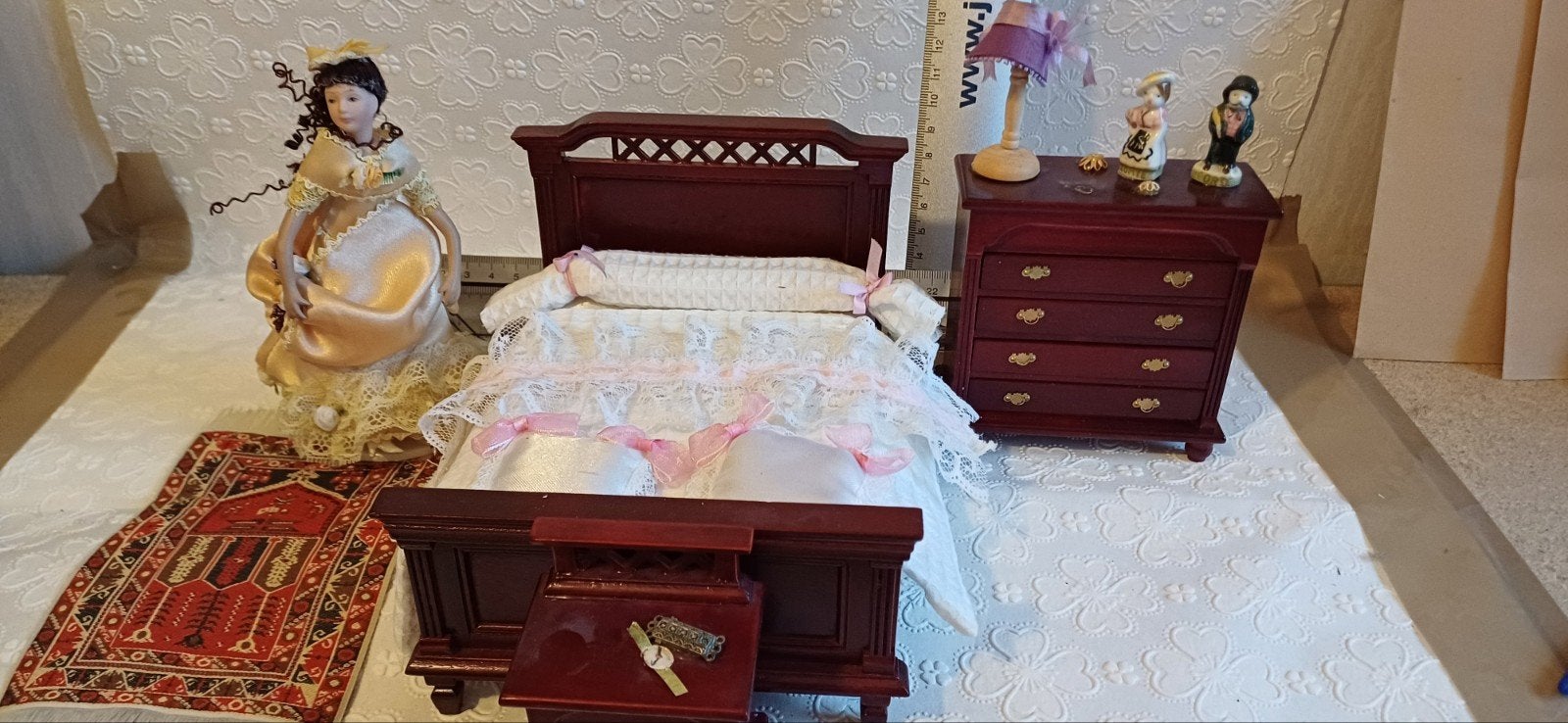 mooie slaapkamer, Verzenden, Zo goed als nieuw, Poppenhuis