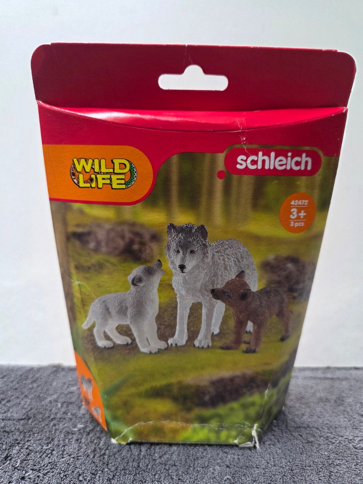 Schleich Wild Life Wolvenfamilie 42472 - Nieuw in doos, Ophalen of Verzenden, Nieuw, Jongen of Meisje