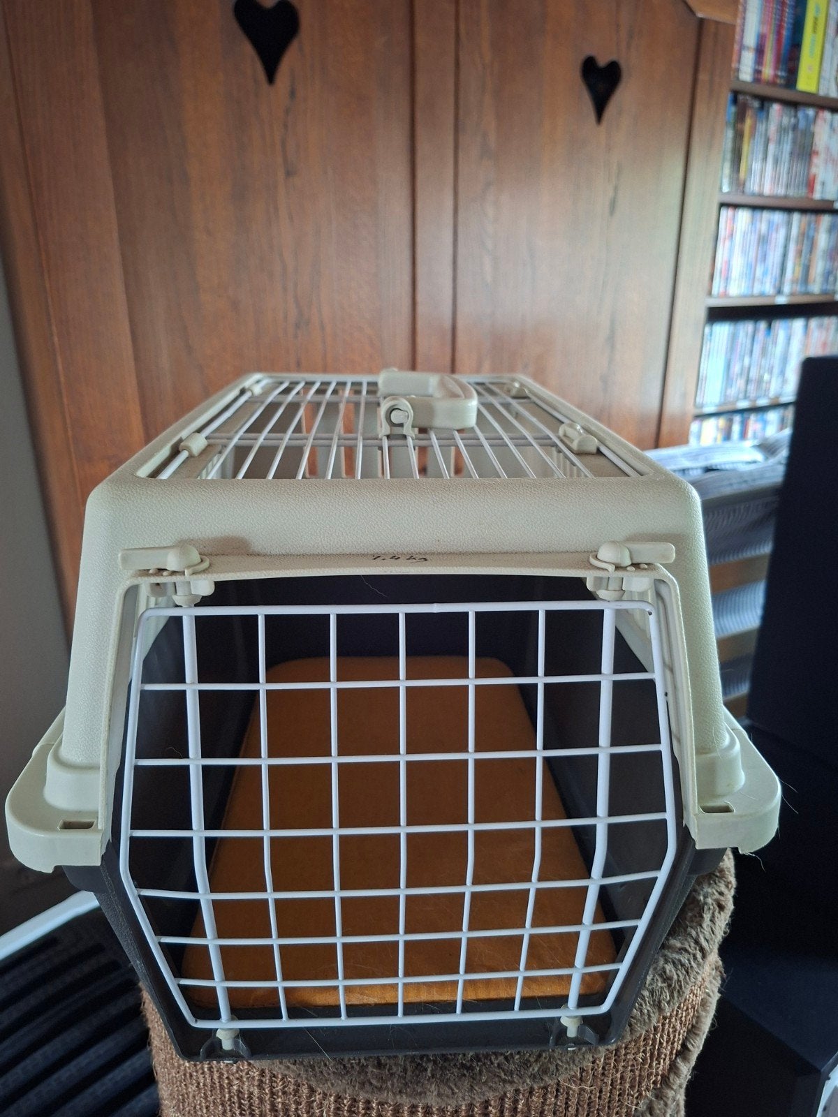 Kattenreismand, draagmandje, Ophalen