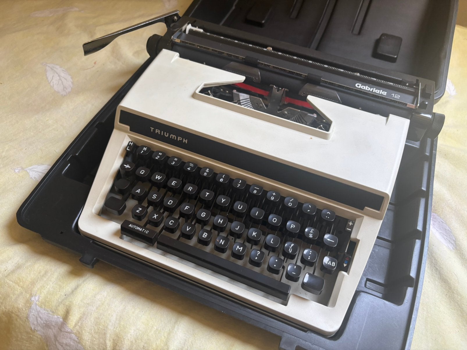 Triumph vintage typemachine, Ophalen, Gebruikt