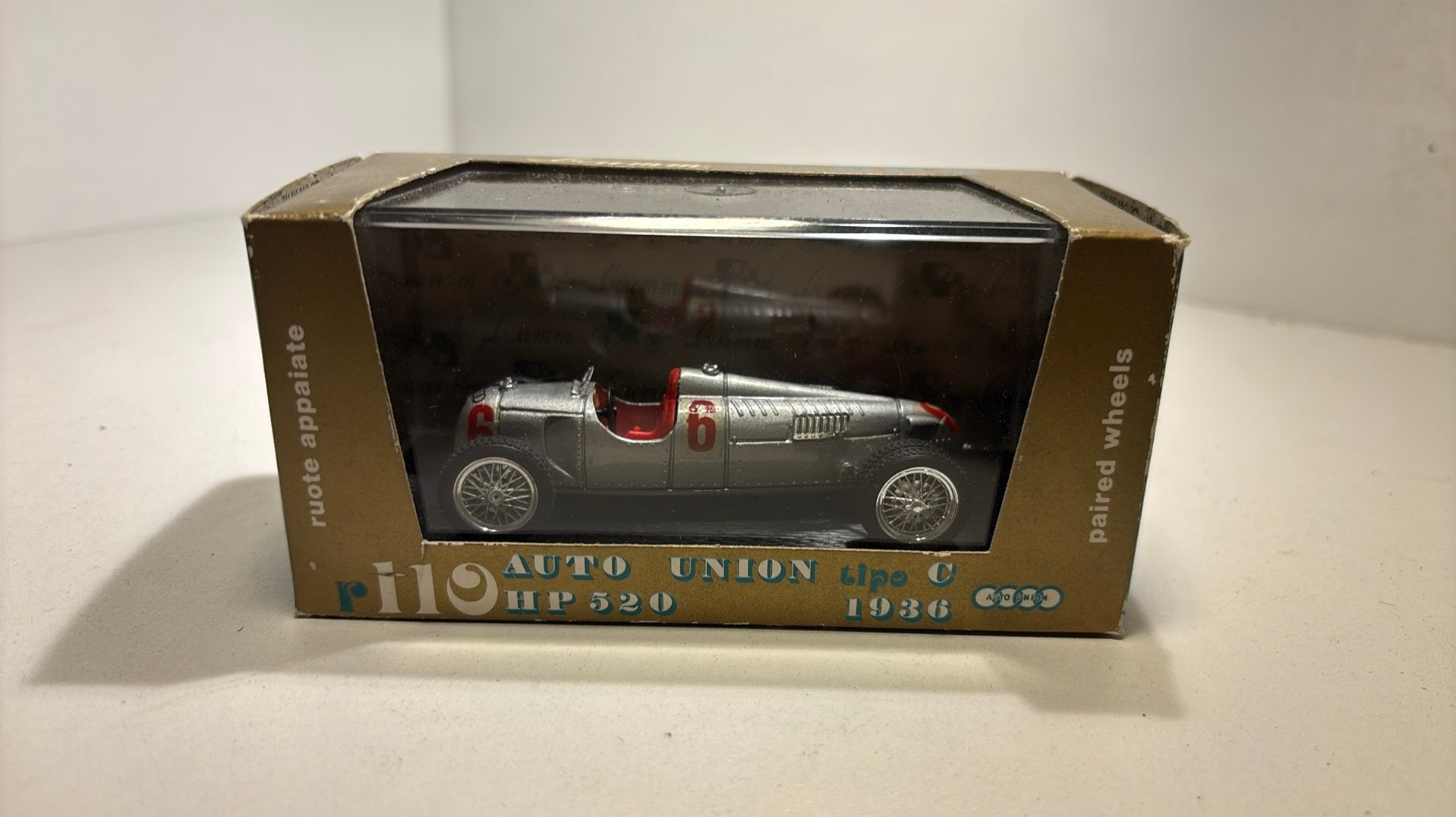 Auto union type c brumm 1.43, Overige merken, Auto, Ophalen of Verzenden, A