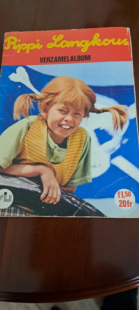 Pippi Langkous Verzamelalbum - Compleet Plaatjesalbum, Boeken, Ophalen of Verzenden, Gelezen, Astrid Lindgren, Plaatjesalbum