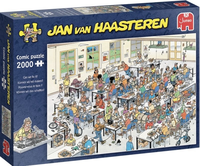 Jan van Haasteren - Kunnen Wij Het maken? - 2000 stukjes, Ophalen of Verzenden, Meer dan 1500 stukjes, Nieuw, Legpuzzel