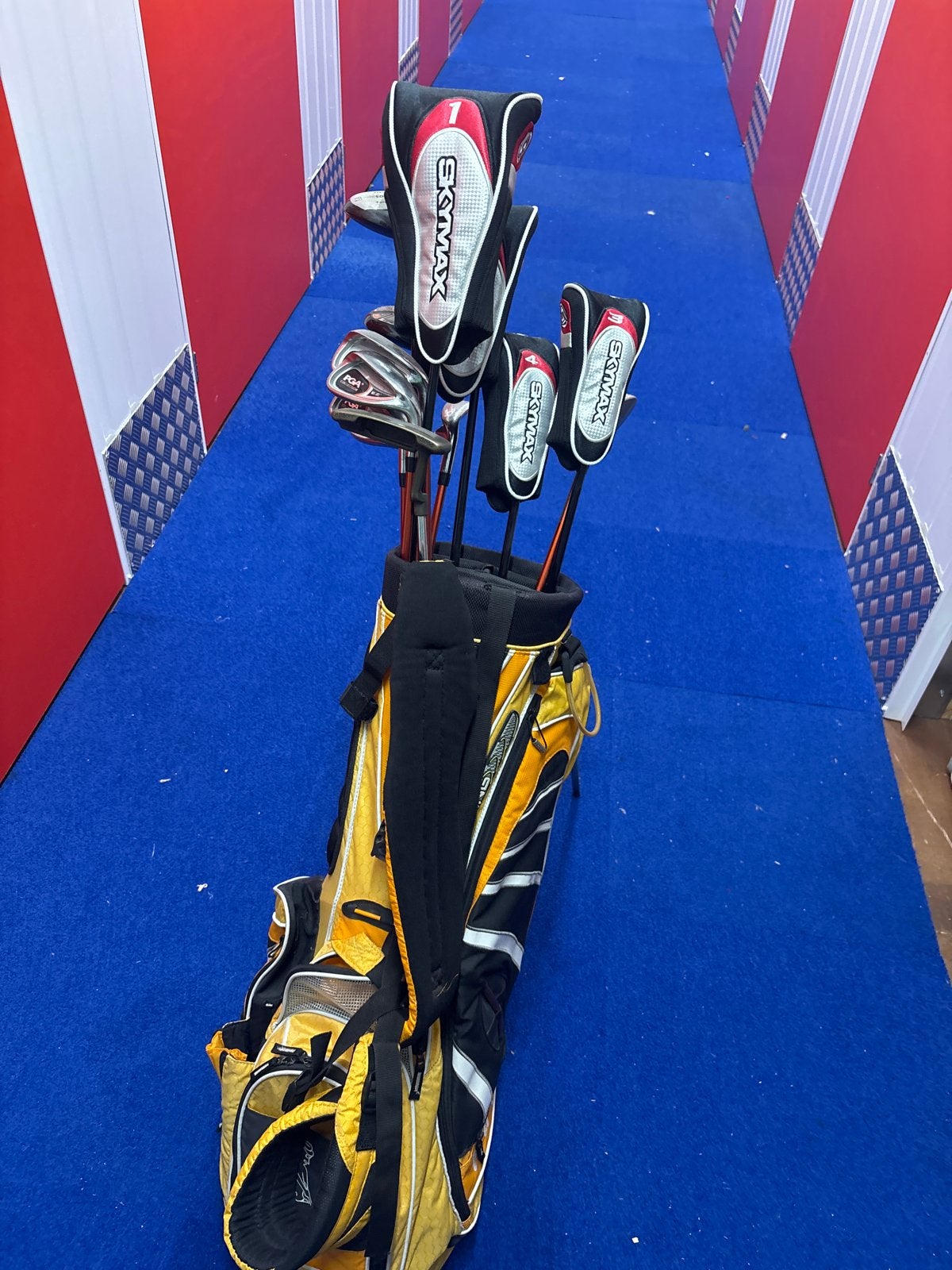 Complete golfset met tas - Skymax en Solution, Ophalen, Gebruikt, Set, Overige merken