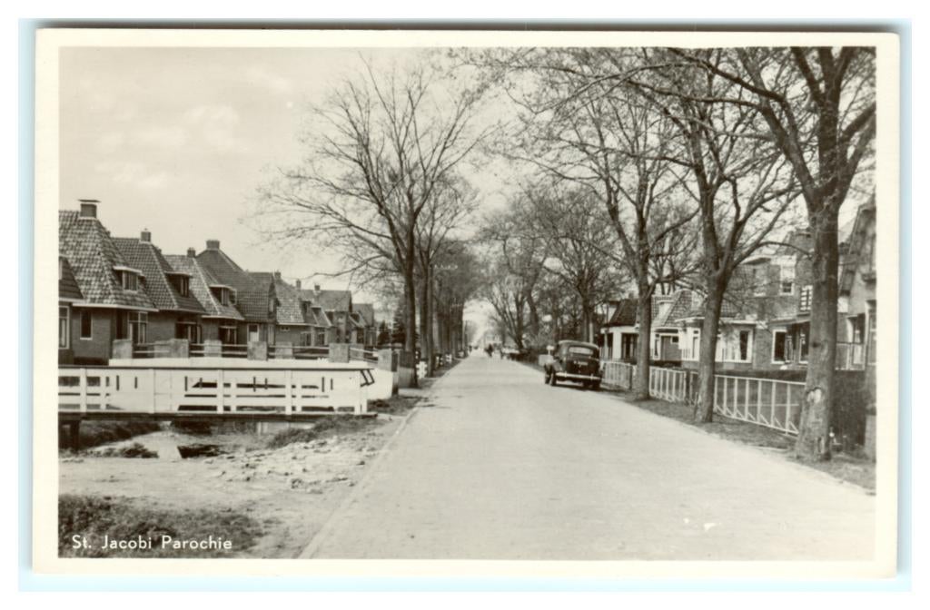 Sint Jacobiparochie, Verzenden, 1940 tot 1960, Gelopen, Friesland