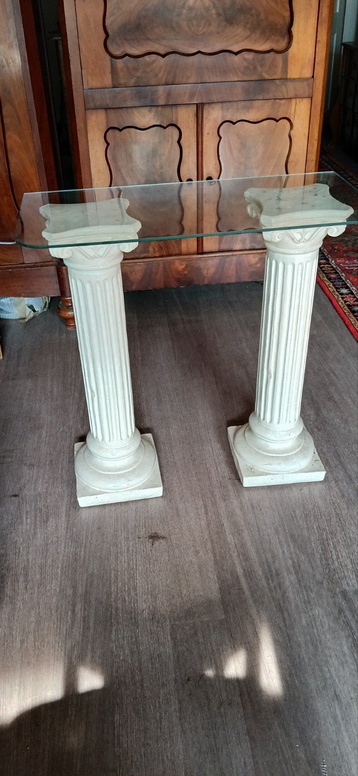 consoletafel, Ophalen