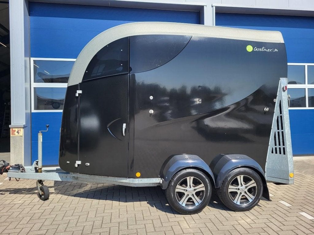 Buecker Careliner M paardentrailer aluminium velgen garantie, Gebruikt, Overige materialen, 1½-paards trailer