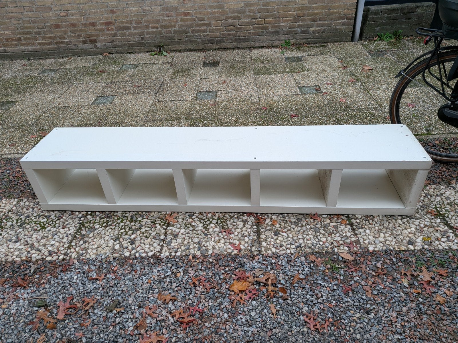 gratis witte kast, Ophalen, Gebruikt, Hout
