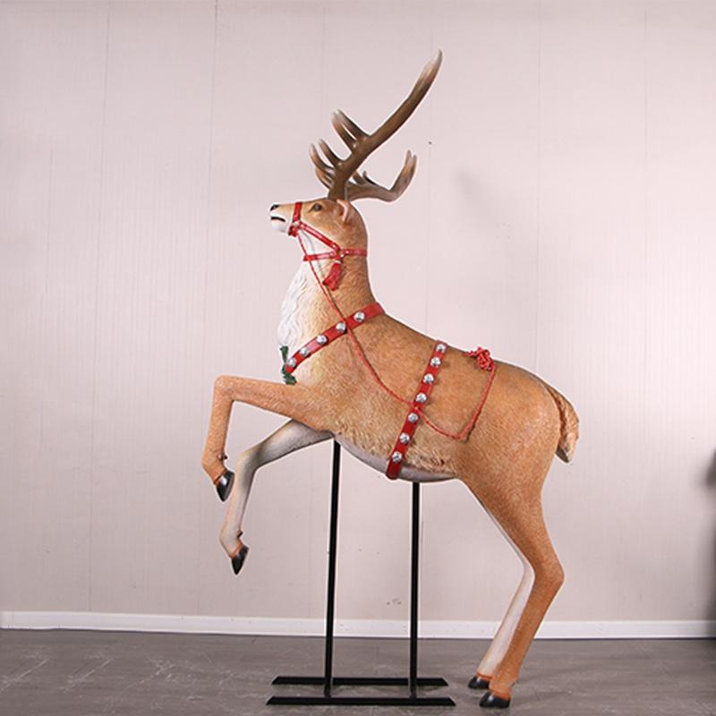 Giant Rearing Reindeer – Rendier Hoogte 227 cm, Diversen, Kerst, Ophalen, HorecaBeelden, Nieuw, HorecaBeelden