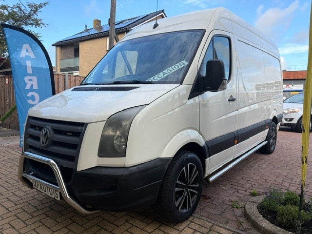 Volkswagen CRAFTER 28 2.5 TDI L2H2 DC, Huisgarantie, Met garantie (alle), Volkswagen, Wit
