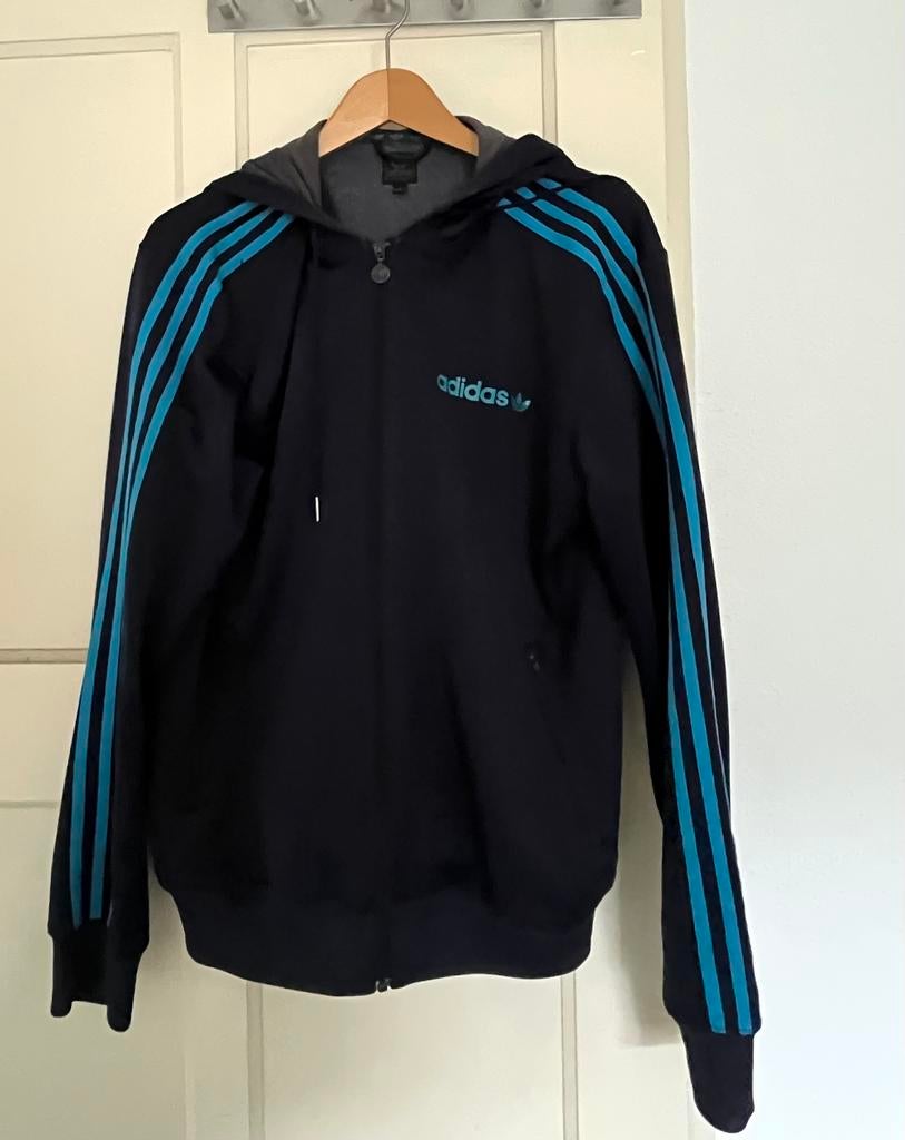 Adidas hoodie vest retro, Kleding | Heren, Sportkleding, Ophalen of Verzenden, Zo goed als nieuw