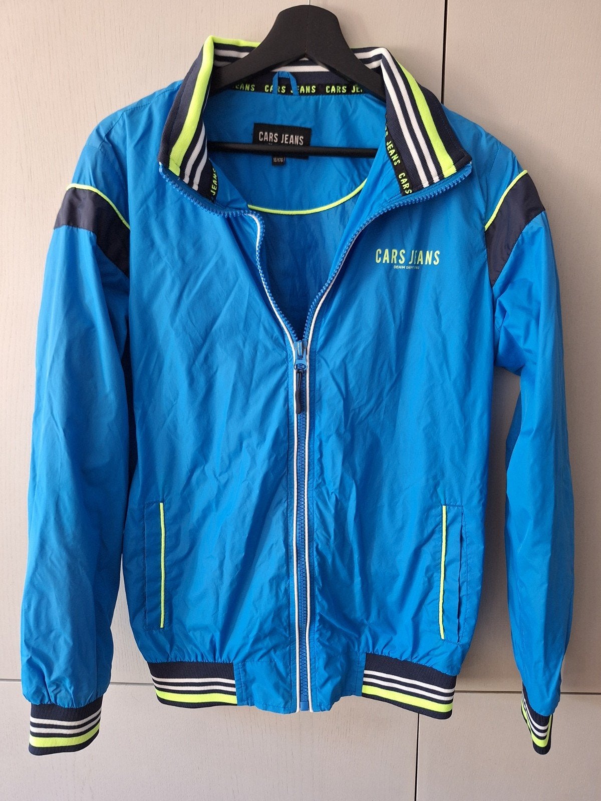 Cars Jeans zomerjas blauw maat 176, Ophalen of Verzenden, Zo goed als nieuw, Jas, Jongen