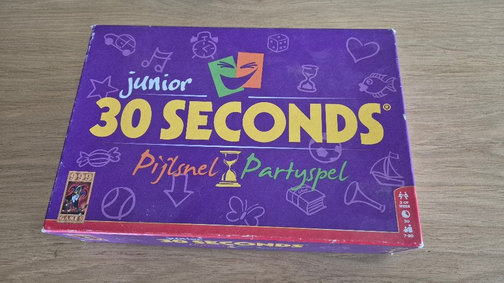 30 Seconds (Junior) Partyspel (ZGAN), Vijf spelers of meer, Ophalen of Verzenden, Zo goed als nieuw, 999-games