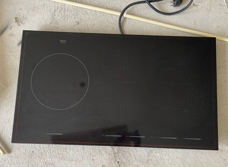 Pelgrim IDK893ONY inductiekookplaat van 90cm, Witgoed en Apparatuur, Ophalen, Zo goed als nieuw, Inbouw, Inductie