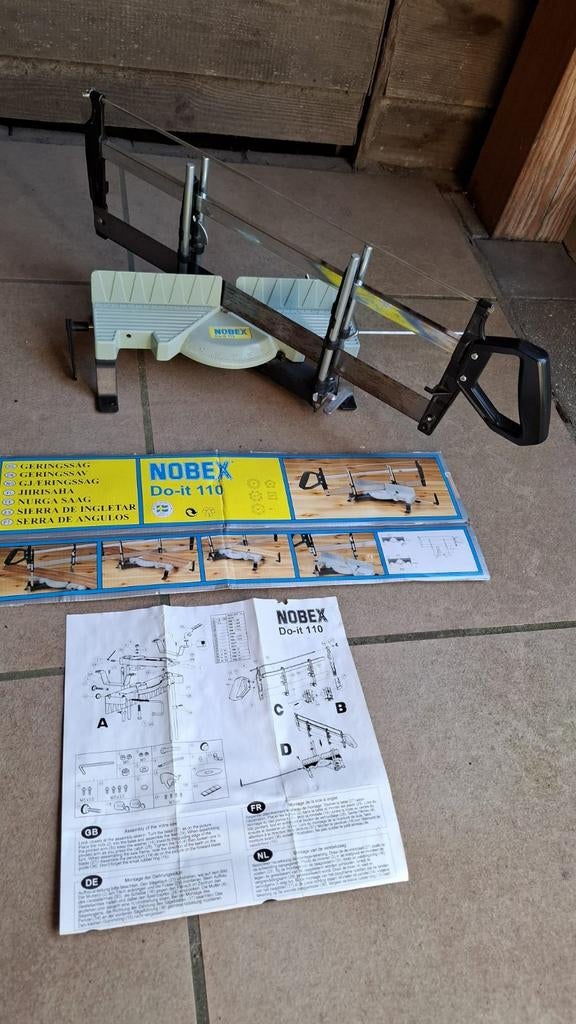 Nobex Do-it 110 verstekzaag met zaag, Ophalen of Verzenden