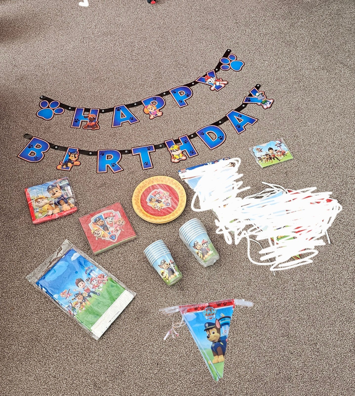 Paw Patrol feestartikelen, Ophalen of Verzenden, Nieuw, Versiering, Verjaardag