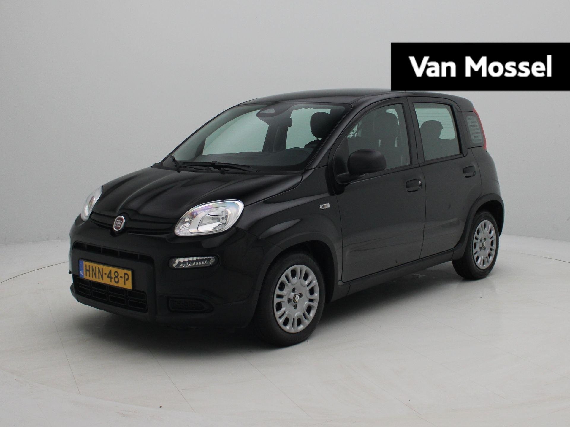 Fiat Panda 1.0 Hybrid City | Airco | Cruise control | parkee, Auto's, 12 maanden, Stof, Panda, Zwart
