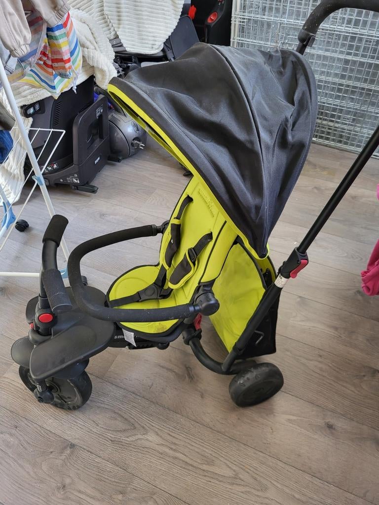 Smartrike Loopfietsje met duwstang - weinig gebruikt, Ophalen of Verzenden