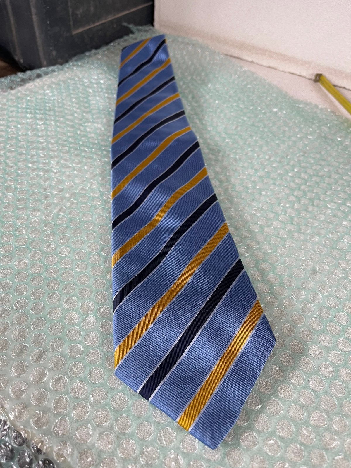 Nette stropdas, Ophalen of Verzenden, Zo goed als nieuw, Blauw, Met patroon