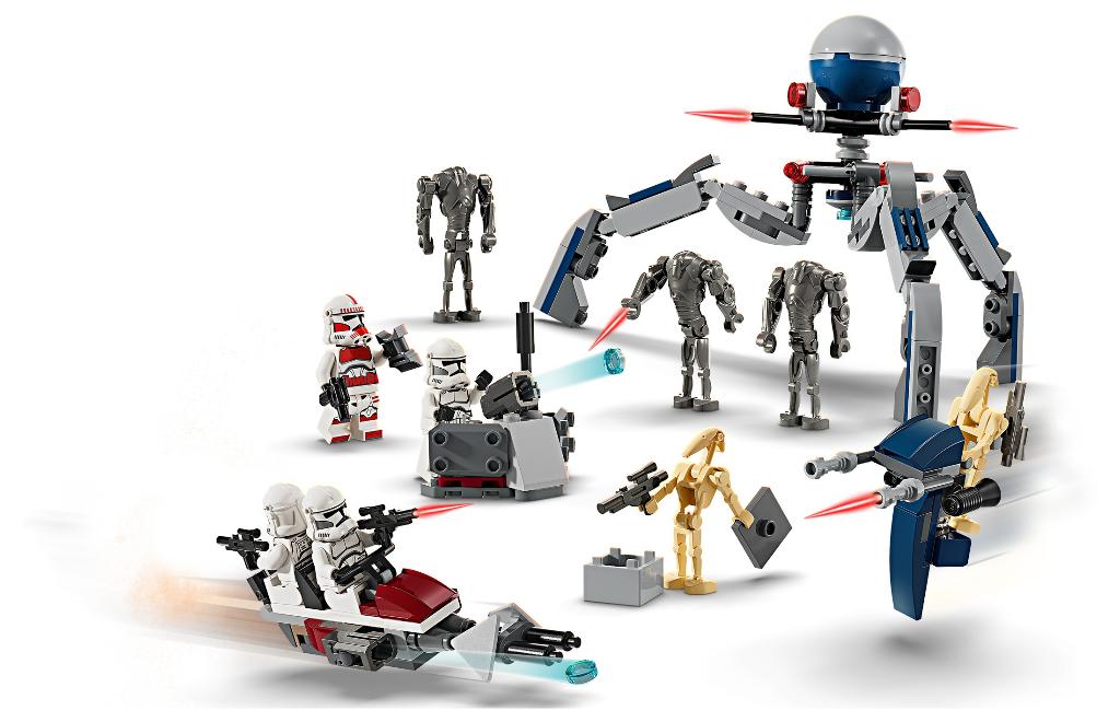 LEGO Star Wars 75372 Clone Trooper & Battle Droid BattlePack, Star Wars, Lego, Nieuw, Ophalen of Verzenden