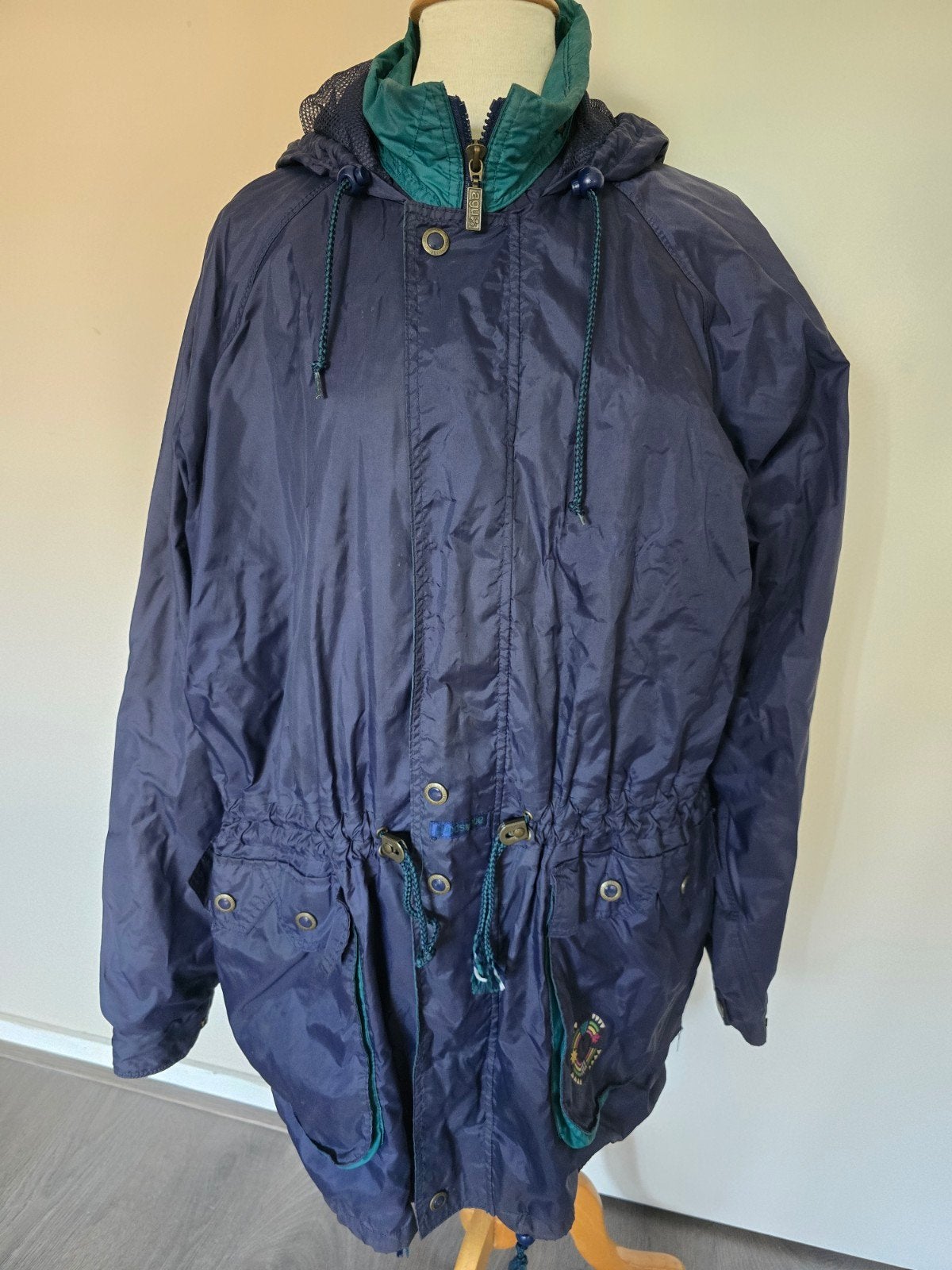 Agu Sport vintage regenjas parka, Caravans en Kamperen, Regenkleding, Ophalen of Verzenden, Gebruikt, Regenjas