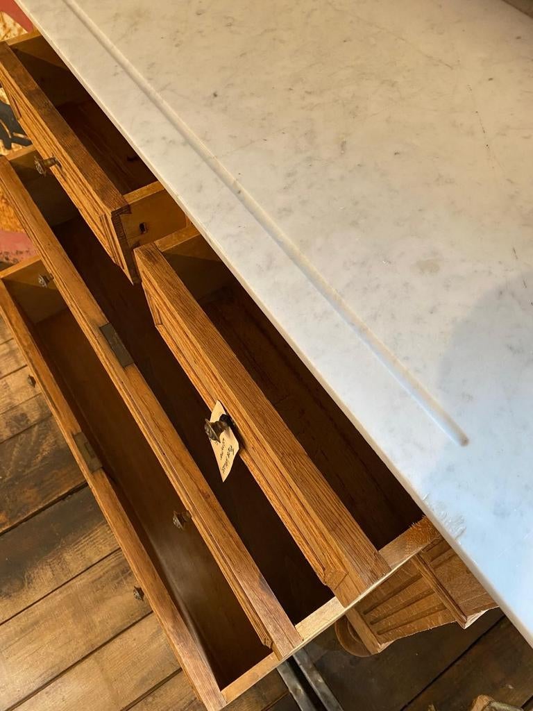 Landelijk Frans eiken kast ladekast commode, Ophalen