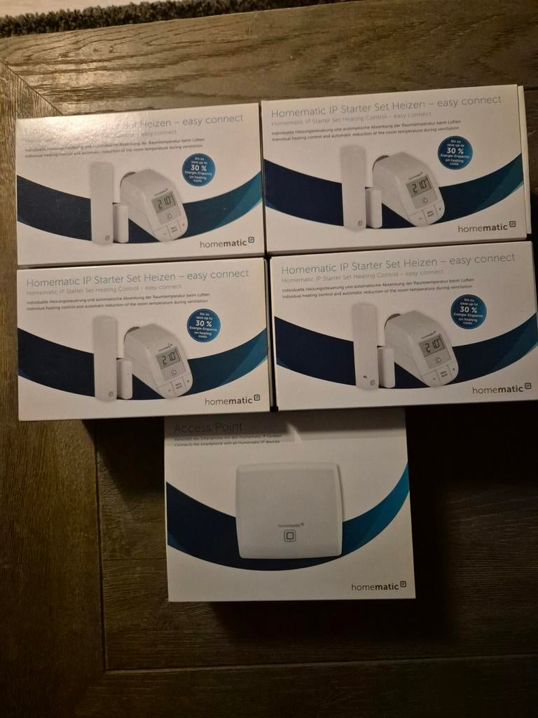 Homematic IP Starter Set Verwarmen + Access Point, Ophalen of Verzenden