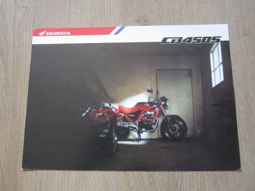 Honda CB 450 S brochure folder 1988, Ophalen of Verzenden, Honda