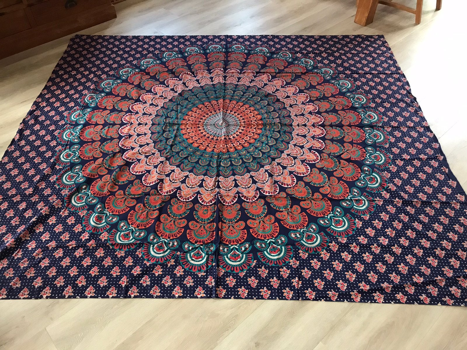 Mandala wandkleed Sprei Strandkleed Grant foulard, Ophalen of Verzenden, Zo goed als nieuw