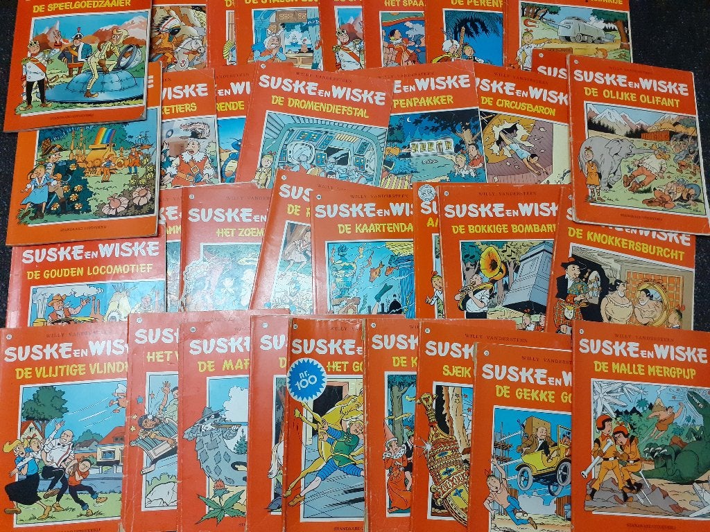 partij Suske en Wiske stripboeken, Meerdere stripboeken, Ophalen of Verzenden, Gelezen
