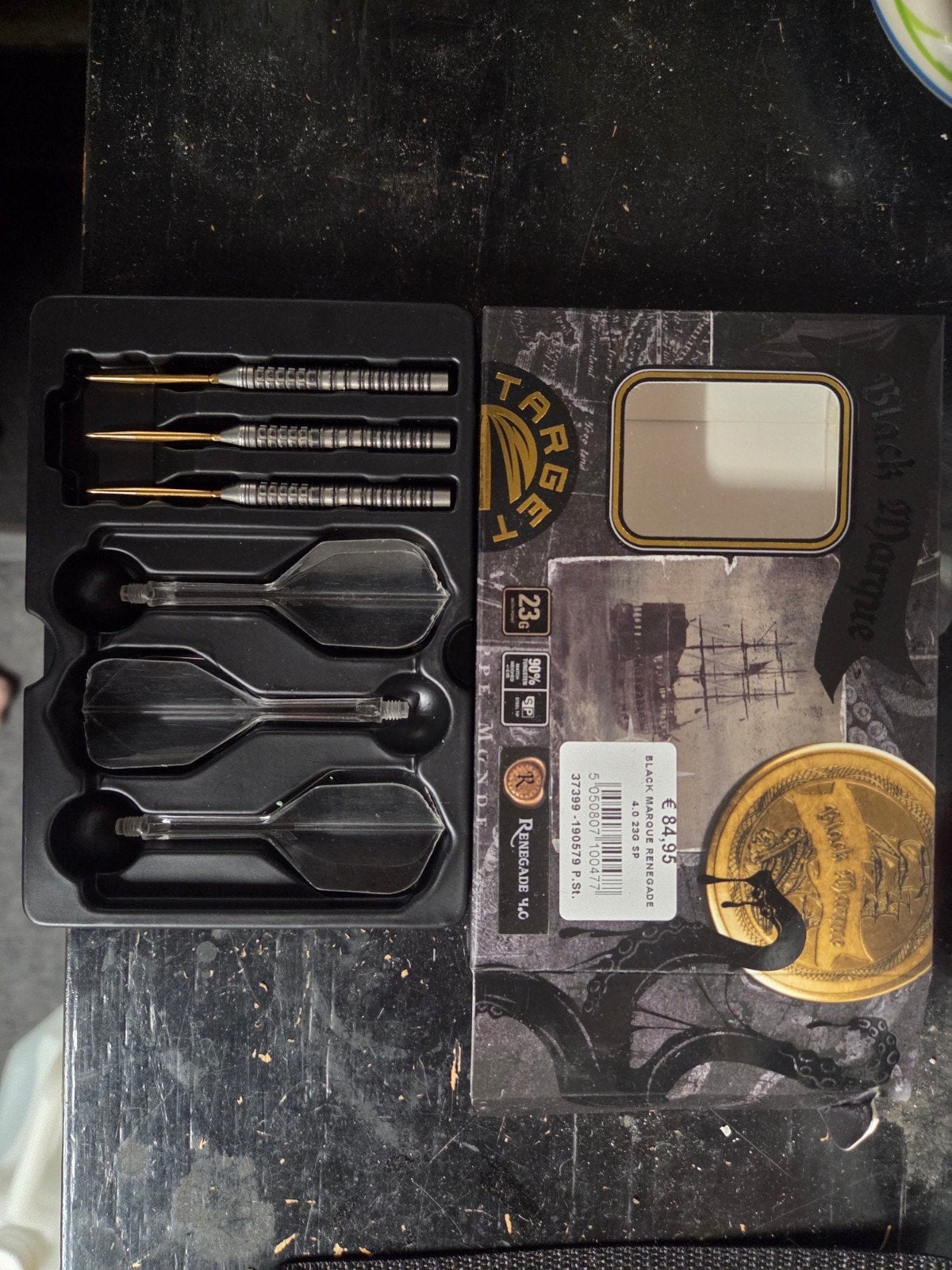 Target Japan Black Marque Renegade 4.0 Darts 23g, Ophalen of Verzenden, Gebruikt, Pijlen