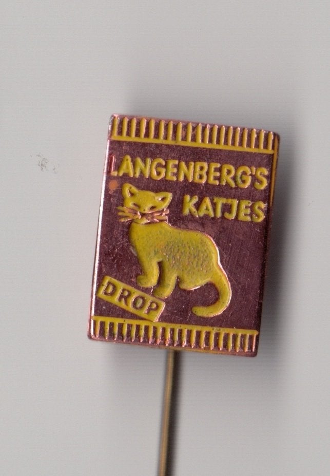Katjes Drop Langenberg speldje, Verzamelen, Speldjes, Pins en Buttons, Gebruikt, Niet vindbaar, Niet vindbaar, Speldje of Pin