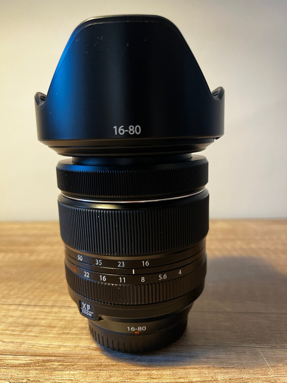 Fuji XF 16-80 mm f1:4 R OIS W, Fujifilm, Ophalen of Verzenden, Zo goed als nieuw, Handmatige focus