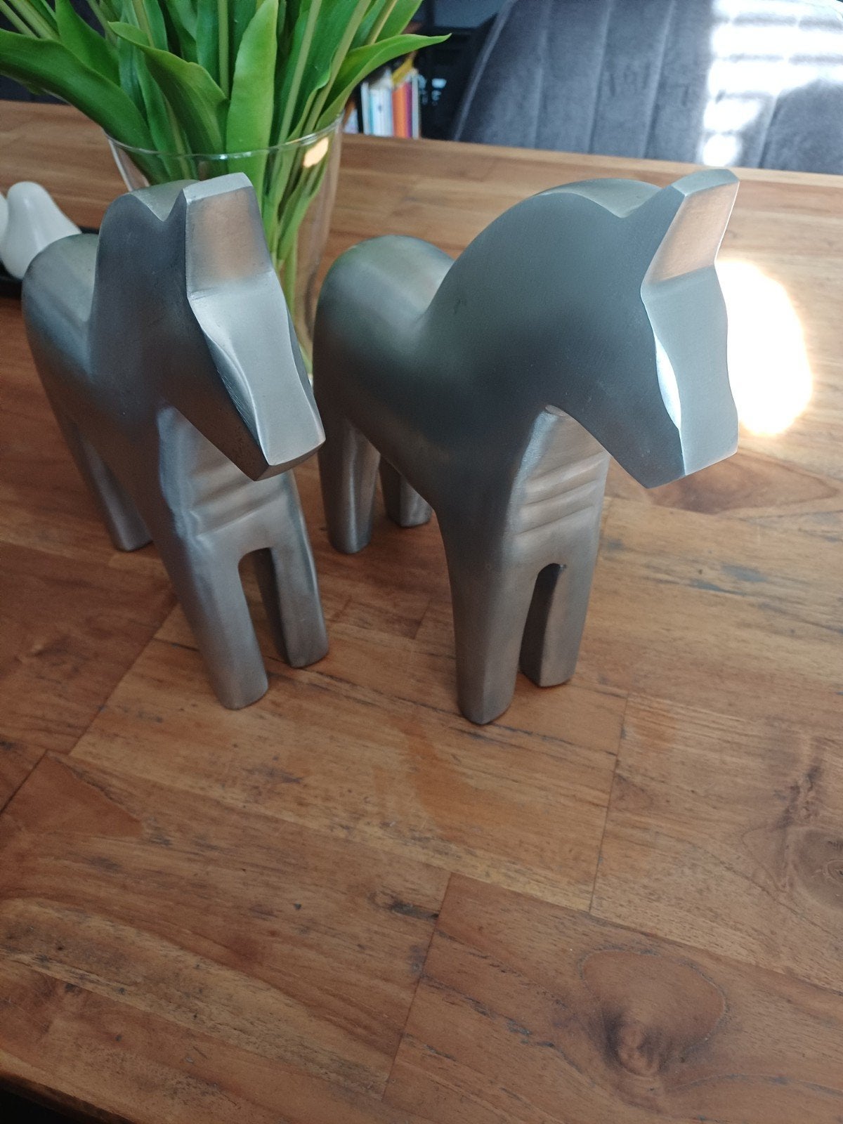 Vintage IKEA Dala paarden - Finansiell stijl, Huis en Inrichting, Vintage, Gebruikt, Ophalen of Verzenden, Metaal