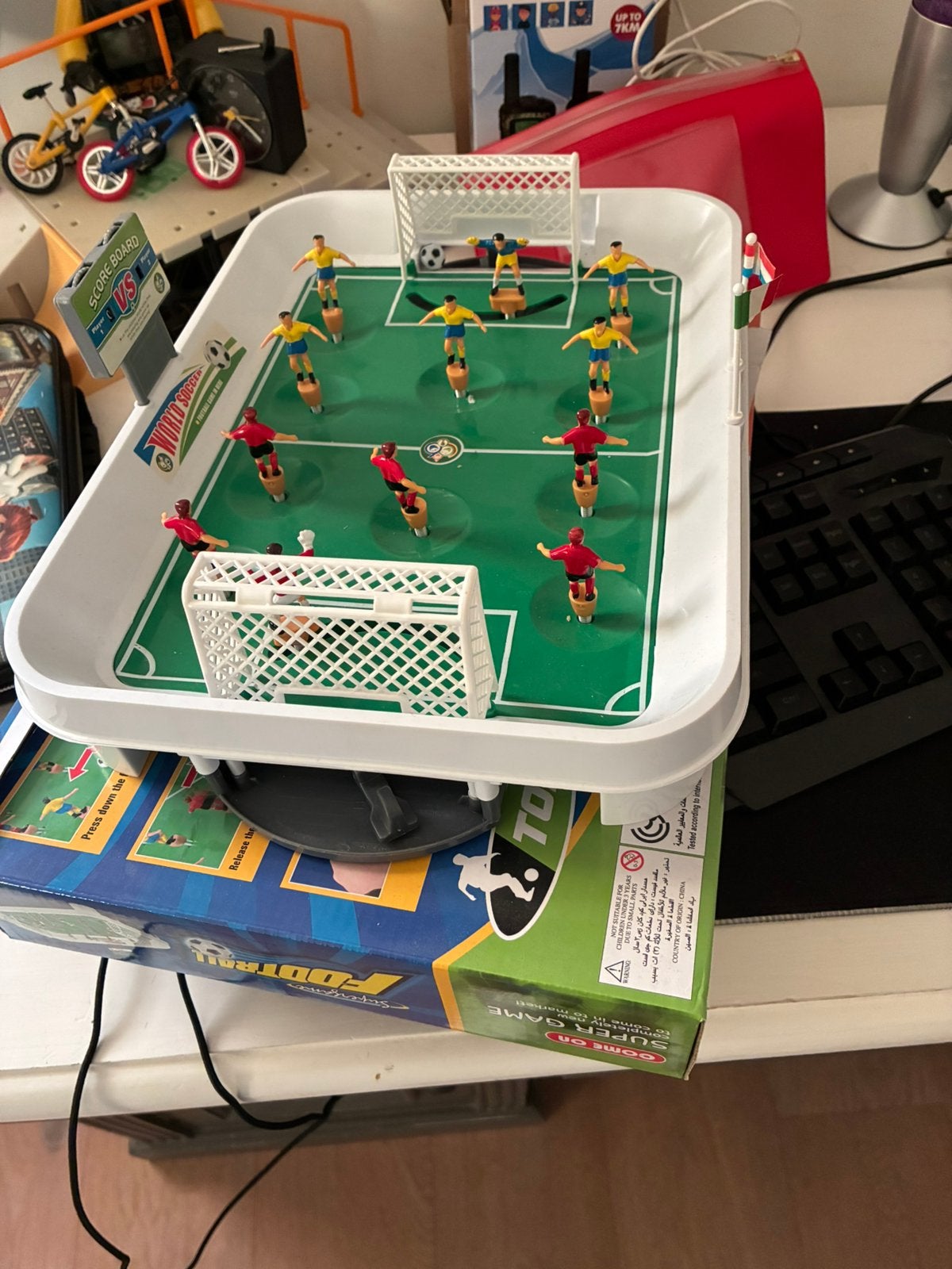 Voetbalspel, Ophalen, Zo goed als nieuw