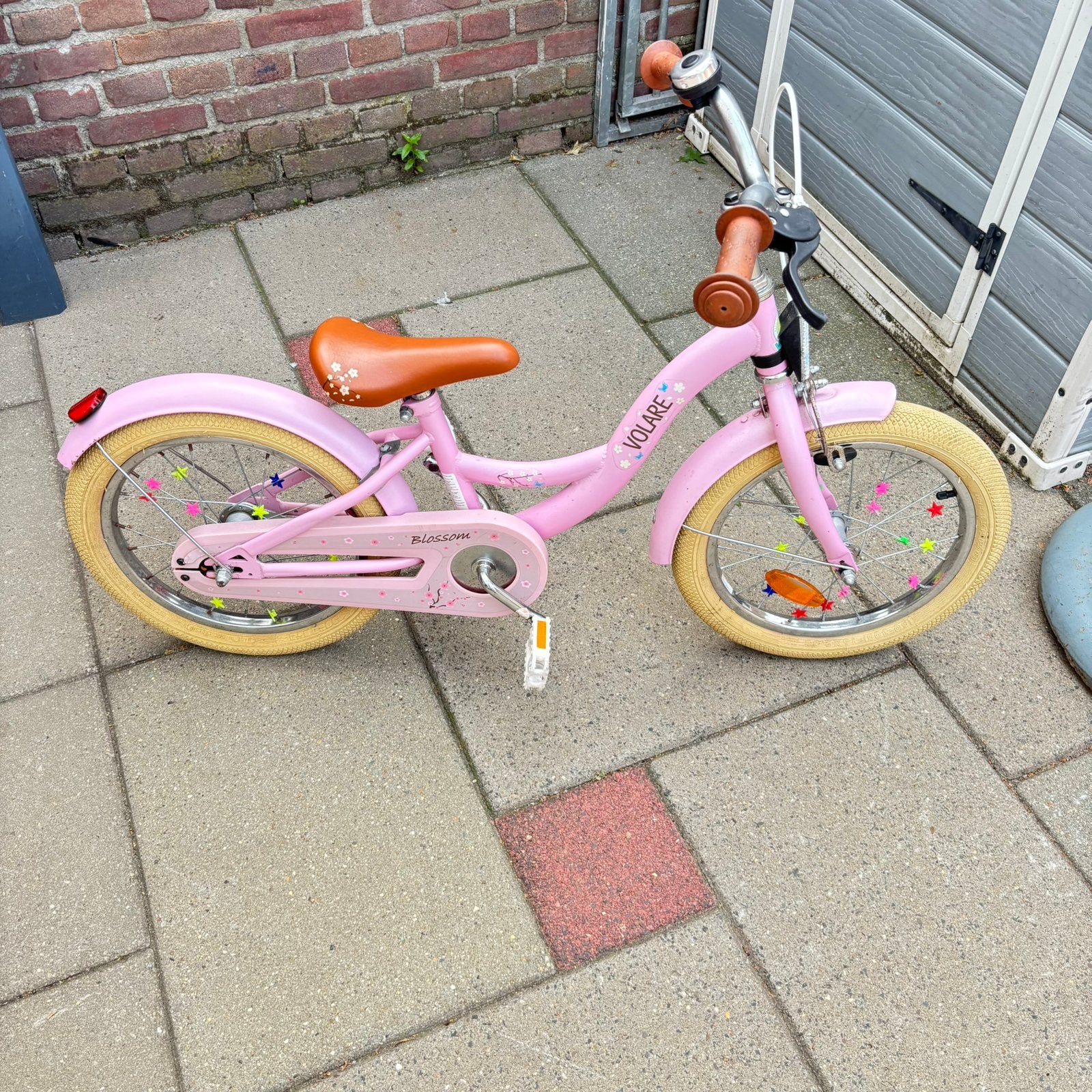 Meisjesfiets 16 inch roze, Fietsen en Brommers, Ophalen, Zo goed als nieuw, 16 tot 20 inch