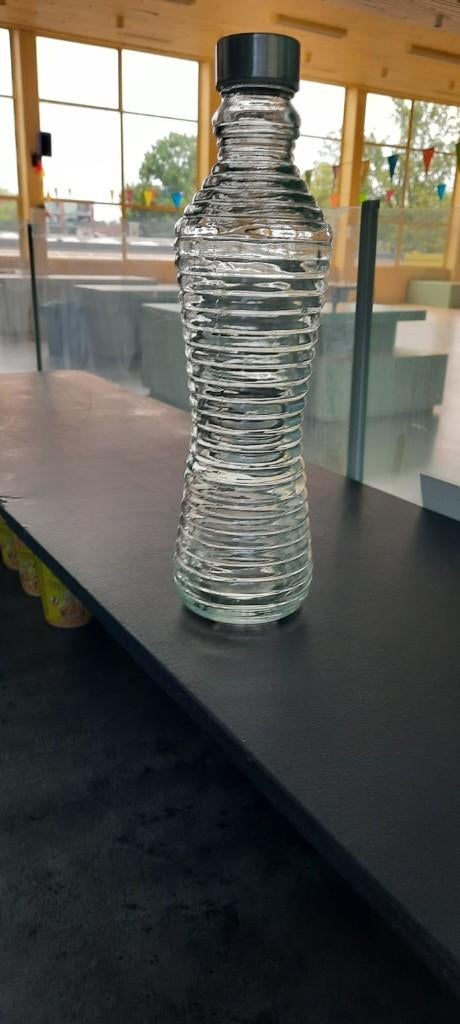 16 glazen flessen, Huis en Inrichting, Keuken | Servies, Ophalen, Glas of Glazen, Gebruikt, Glas
