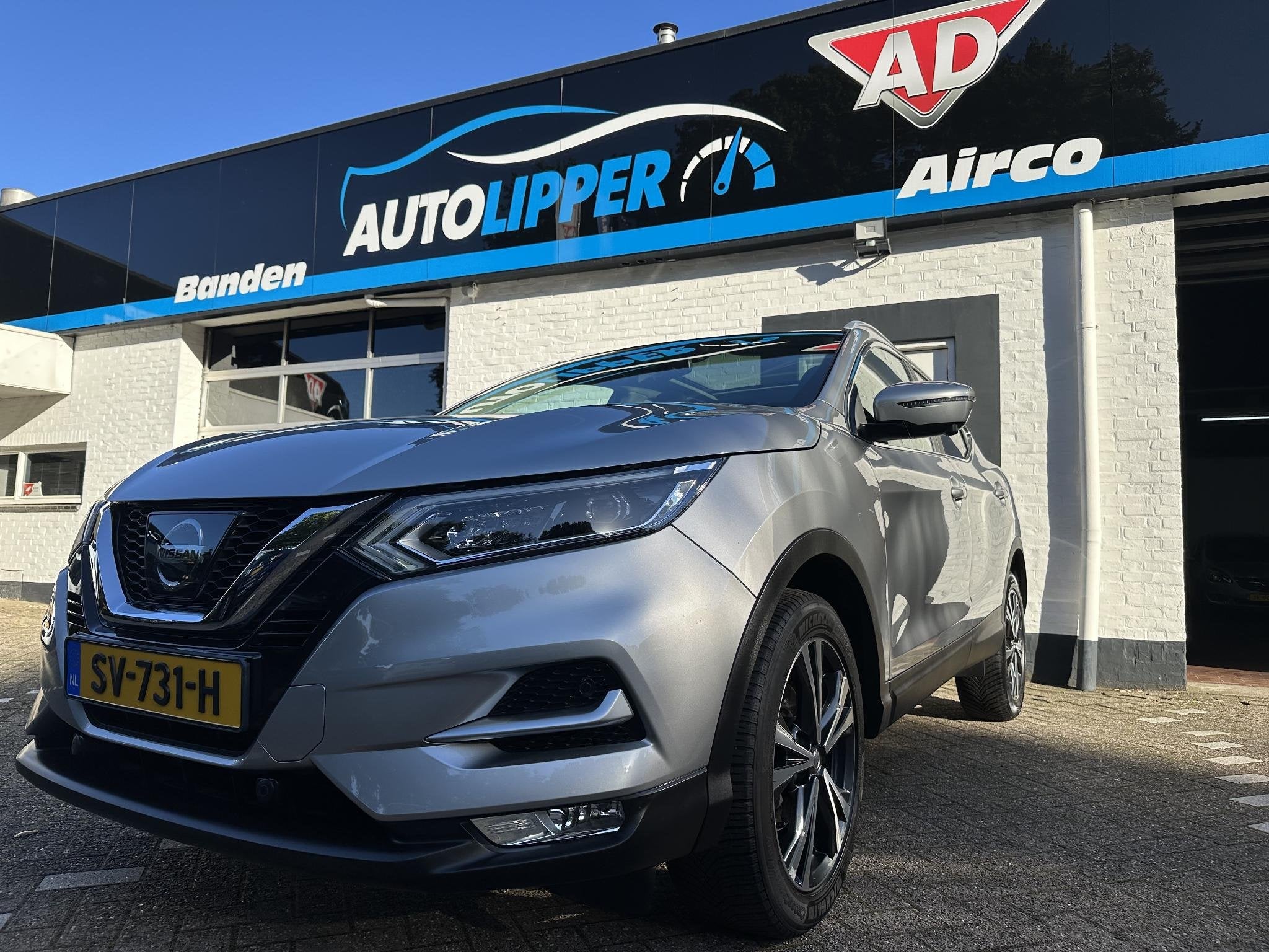 Nissan Qashqai 1.2 Tekna /nieuwe apk/CC/ camera/Lm velgen/Al, Auto's, Voorwielaandrijving, Gebruikt, Euro 6, 4 cilinders