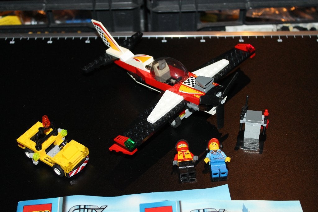 lego city stuntvliegtuig 60019, Compleet, City, Lego, Ophalen of Verzenden
