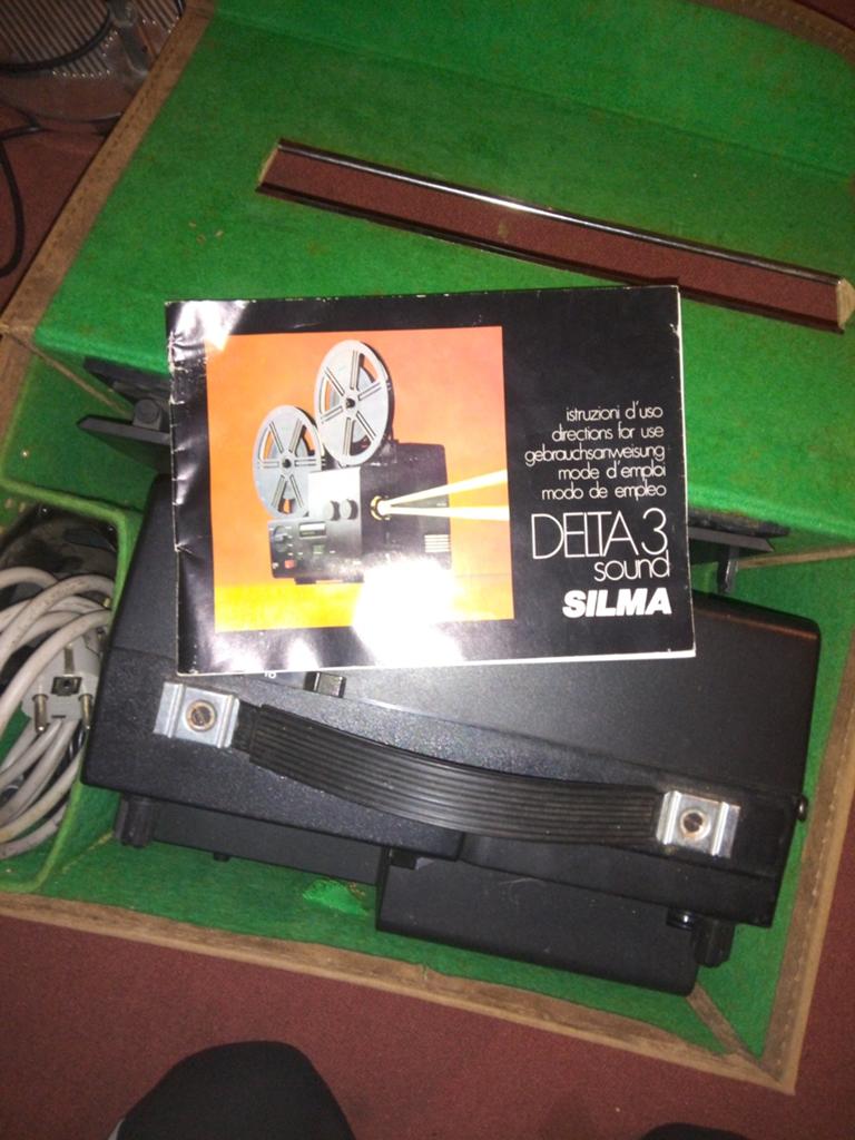 Silma Delta 3 Sound Super 8 Filmprojector met Koffer, Ophalen of Verzenden, Gebruikt