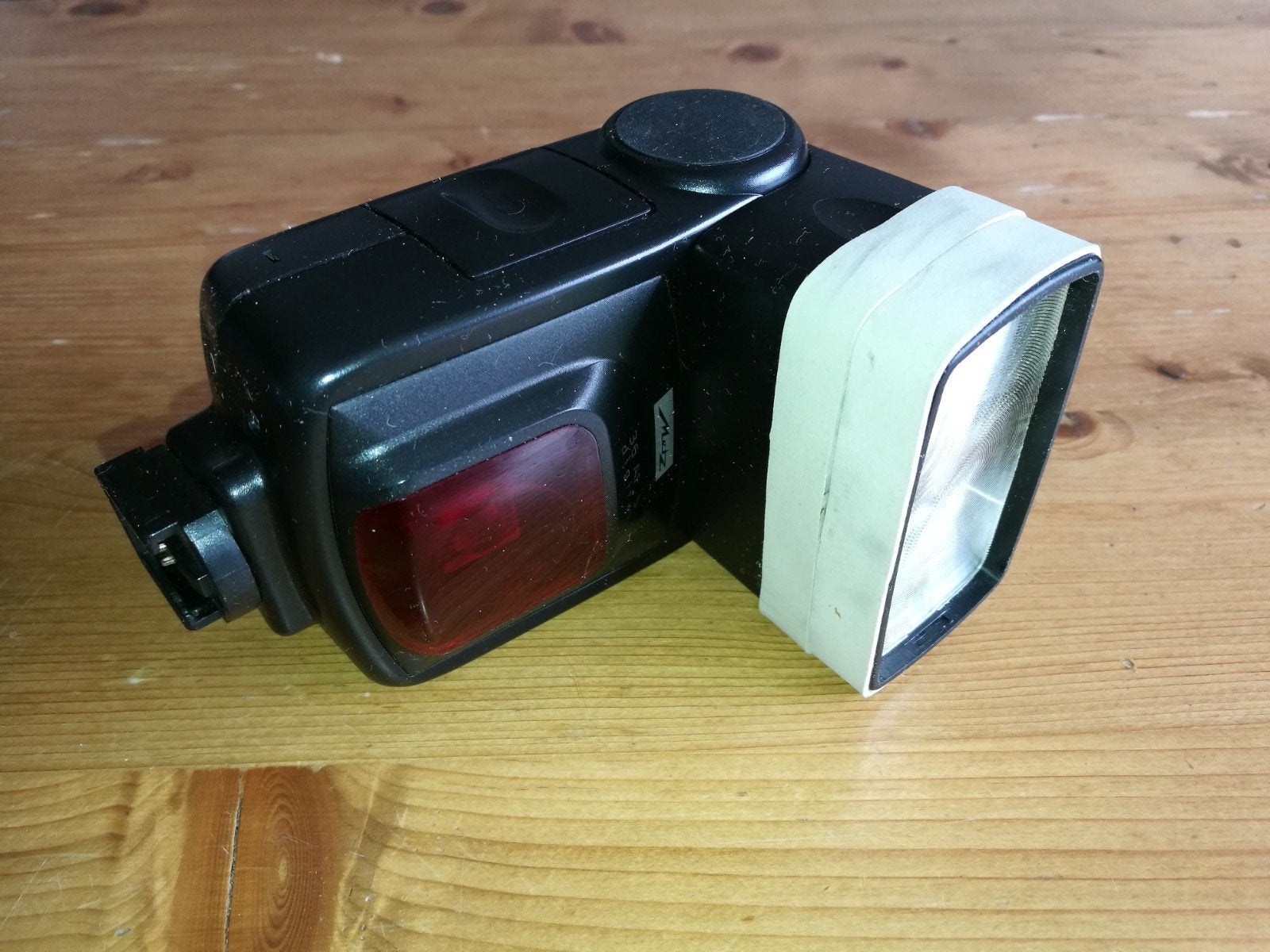 Metz 36 AF-5 Digital flitser voor Sony camera's, Gebruikt, Externe flitser, Ophalen of Verzenden, Kantelbaar