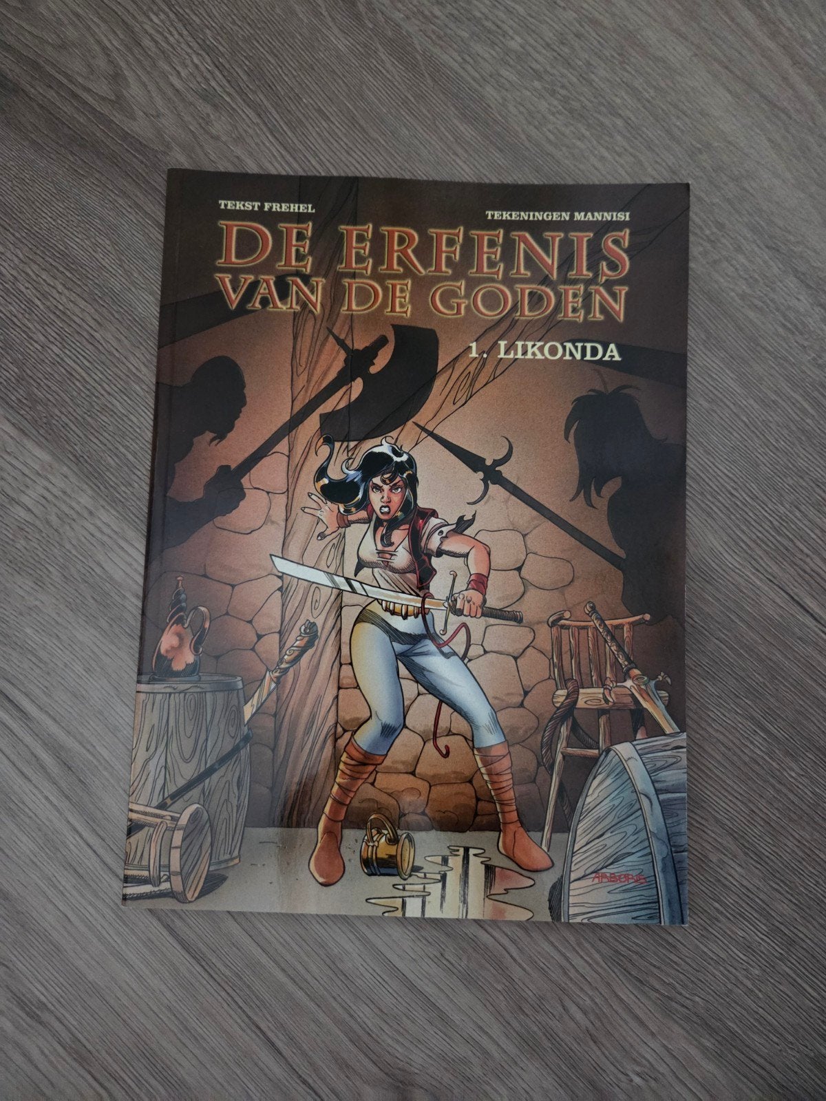 De Erfenis van de Goden - 1. Likonda, Eén stripboek, Ophalen of Verzenden, Zo goed als nieuw