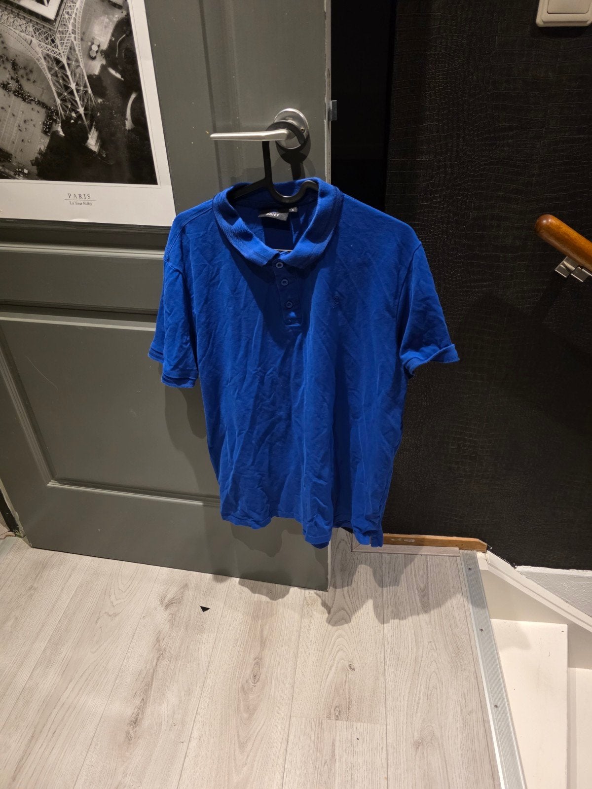 Poloshirt - Chief - Heren - L - Blauw, Chief, Maat 52/54 (L), Blauw, Ophalen of Verzenden