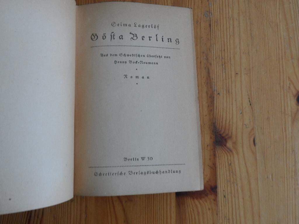 Selma lagerhof - gosta berling, Boeken, Ophalen of Verzenden, Gelezen