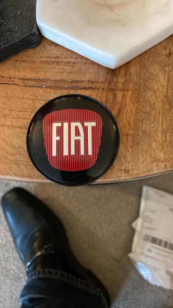 Fiat Naafdoppen - Set van 4, Ophalen of Verzenden, Nieuw, Fiat, Spatbord