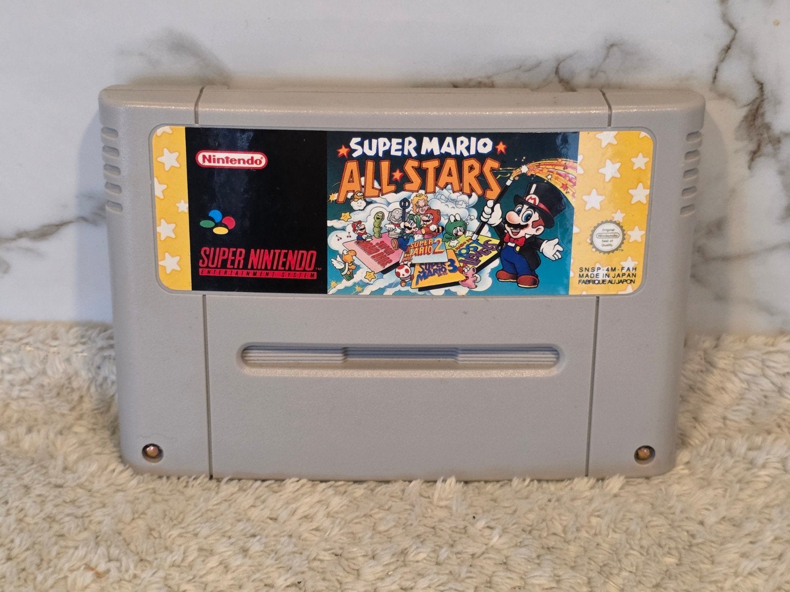 Super Mario All-Stars SNES FAH - mooie staat, 1 speler, Ophalen of Verzenden, Zo goed als nieuw, Vanaf 3 jaar