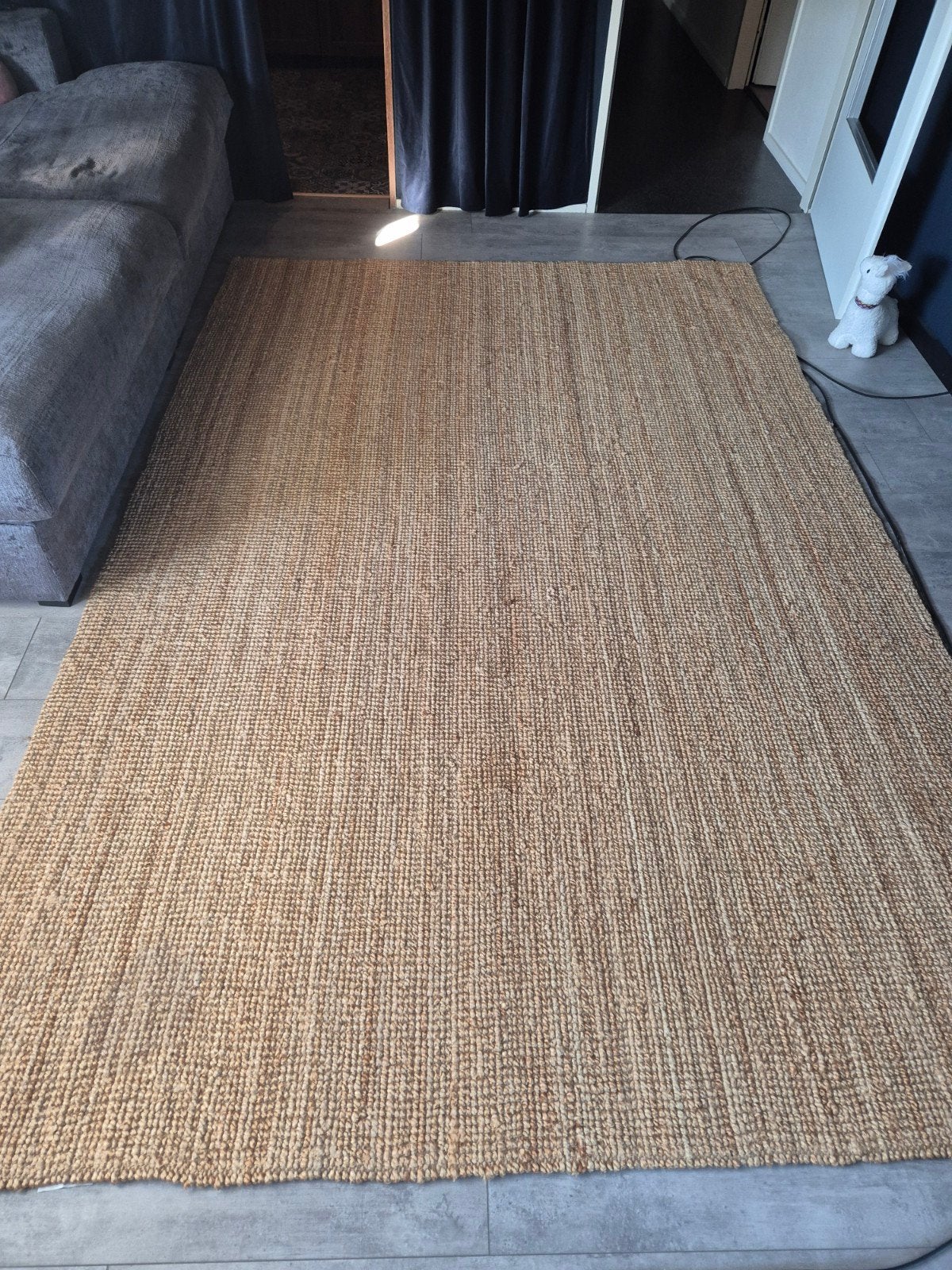 IKEA LOHALS Jute Vloerkleed - 200x300 cm, Ophalen, Natuurlijk, Scandinavisch, Boho, Gebruikt, Bruin